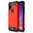 Military Defender Tough Shockproof Case for Motorola One Vision - Red